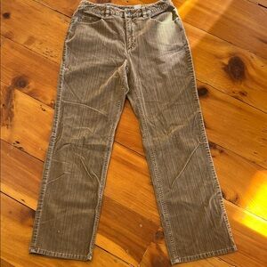 Talbots Women’s Stretch Corduroy Pants, Brown, Size 8 Petite